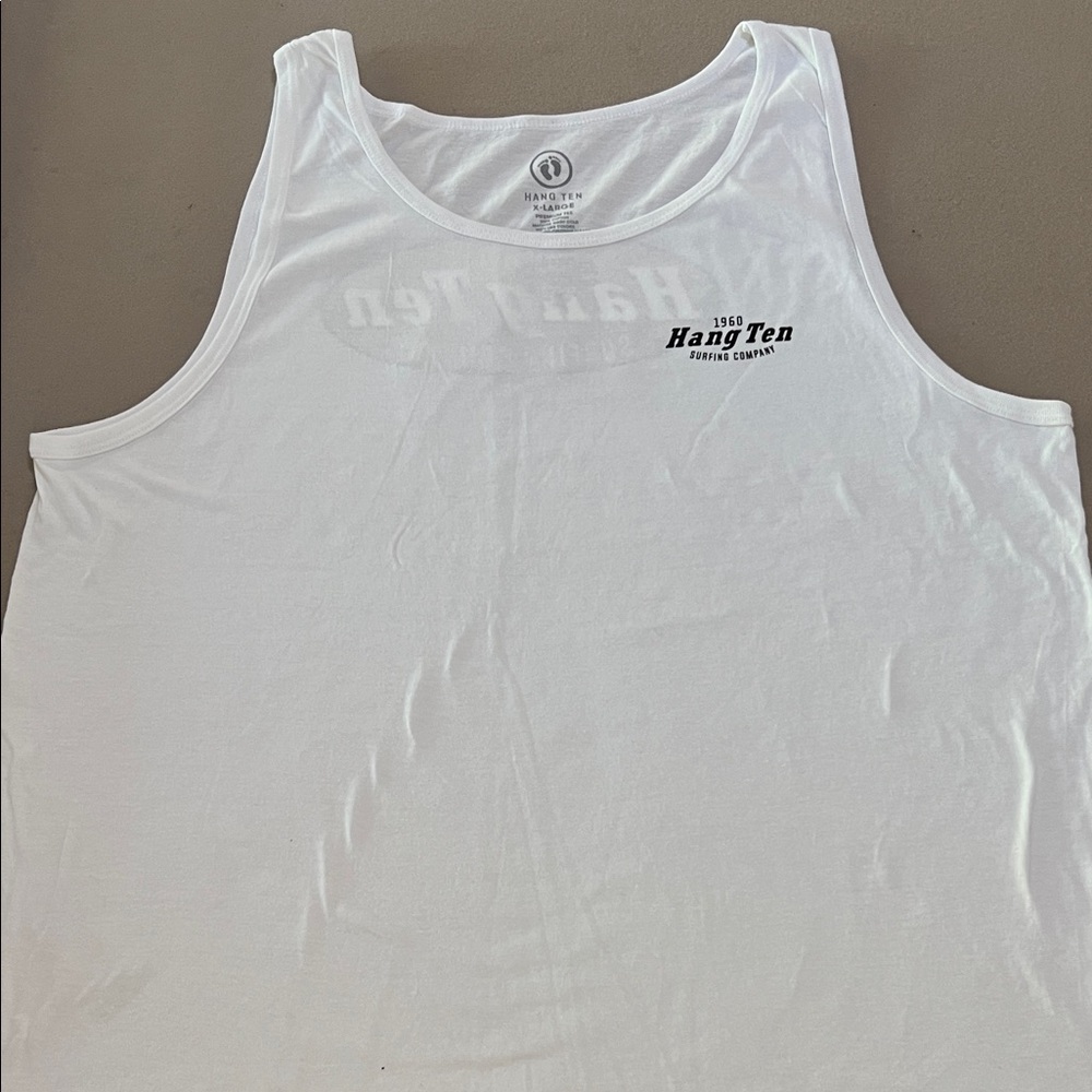 Hang Ten Classic White Men's Tank Top